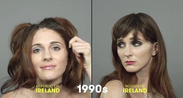 100 años de belleza Irlanda 1990