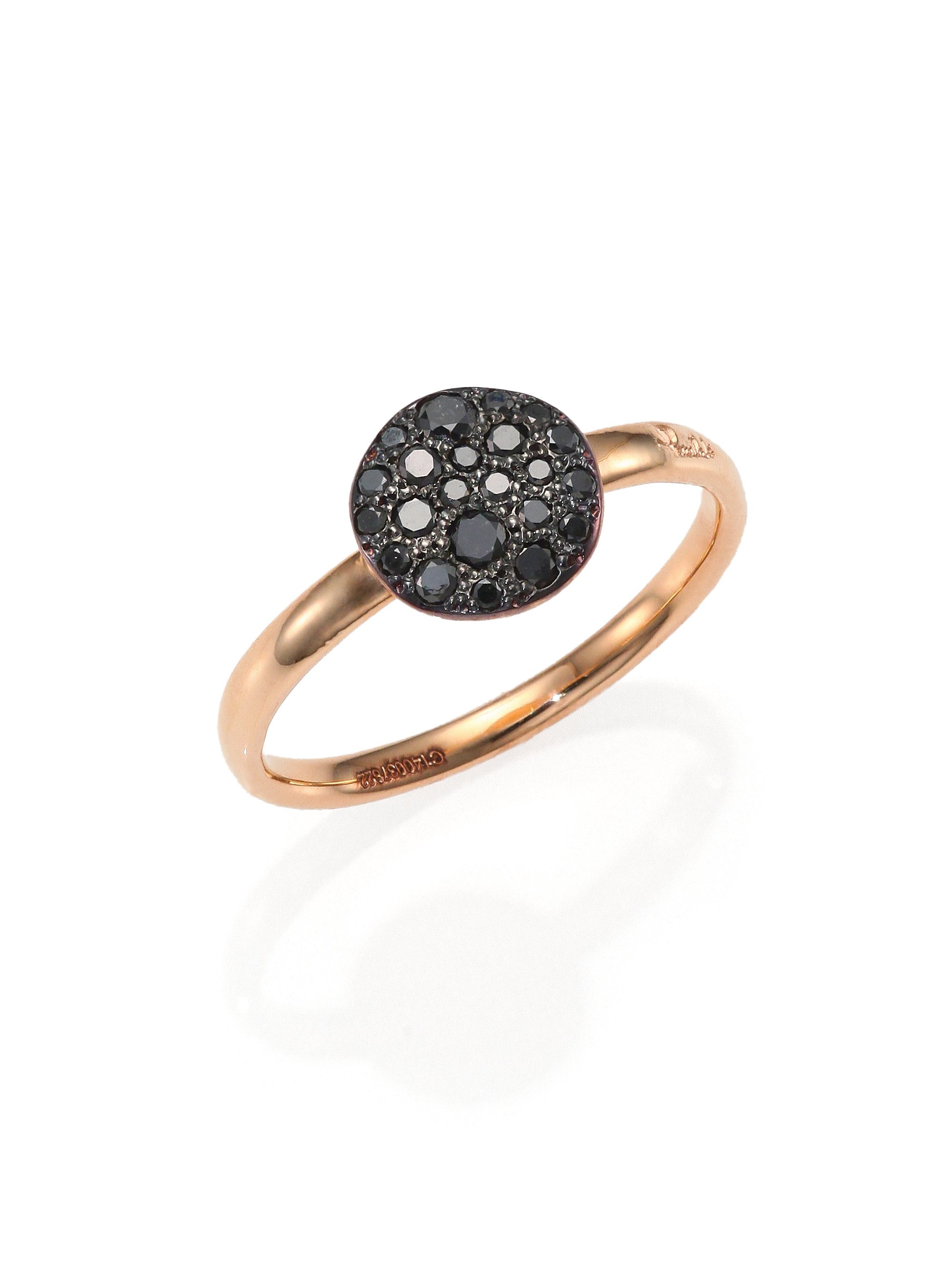 30 increíbles diseños de anillos de compromiso negros