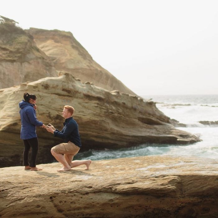 propuesta de matrimonio en la playa