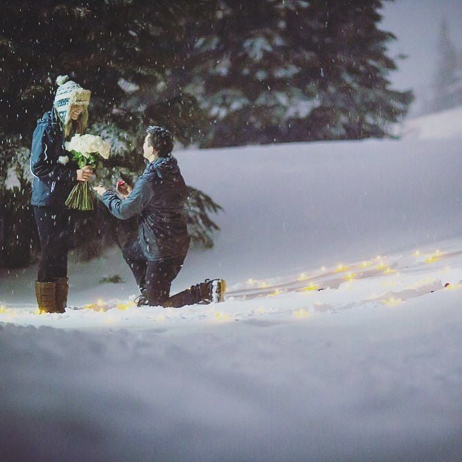 propuesta de matrimonio con nevada