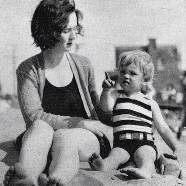 Gladys Baker y Marilyn Monroe bebé