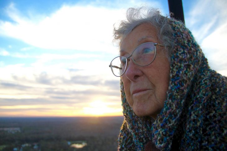 Norma en un globo 