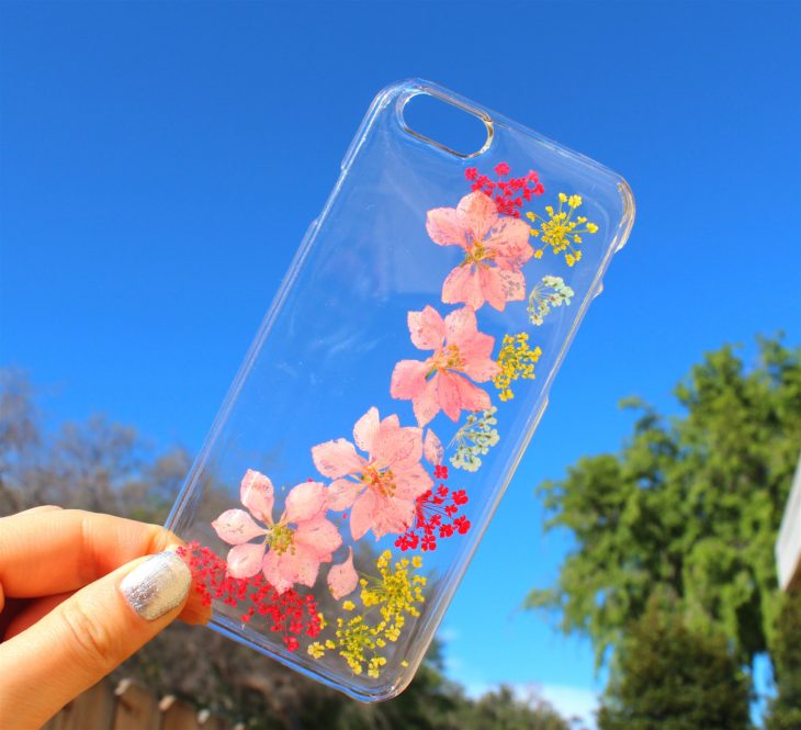 Funda de flores de colores 