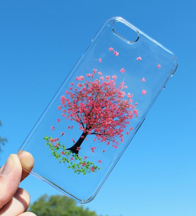 Funda de flores estilo primavera 