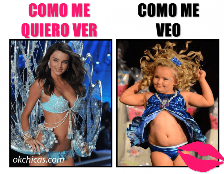  expectativa vs realidad mujer con bikini angel victoria 