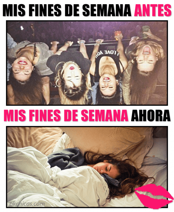  expectativa vs realidad mujeres en la fiesta vs mujer en la cama