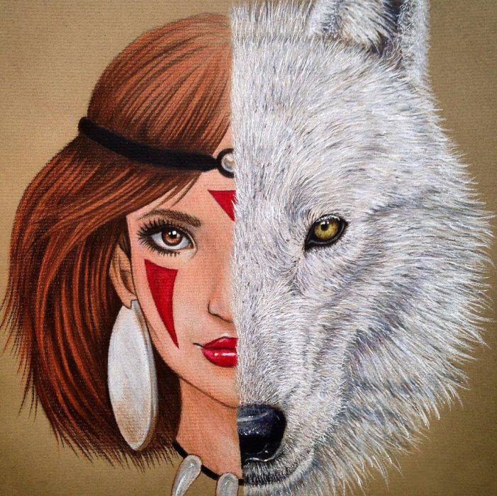 Mash-up de San y Moro, La princesa Mononoke 