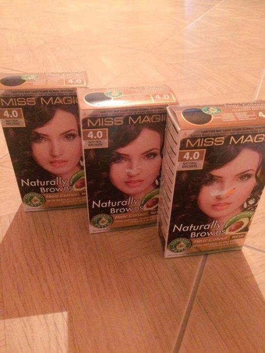 Tintes para el cabello 