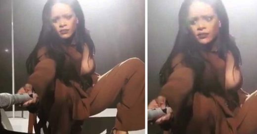 Rihanna sorprendida en concierto cuando puso a cantar a fan y se encontró con una voz que sólo puede ser descrita como increíble