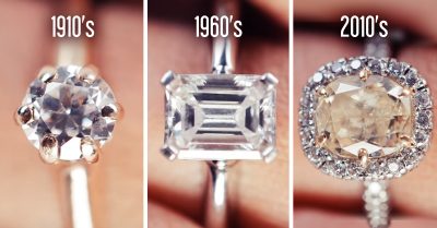 Así es como han cambiando los anillos de compromiso en los últimos 100 años