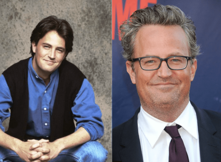 chandler - matthew perry personajes de friends antes y despues 