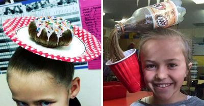 20 Increíbles peinados que los niños lucieron el día de “pelo loco” ¡Morirás de risa!