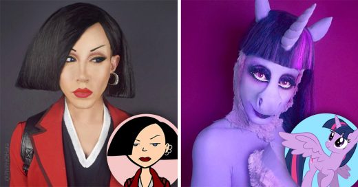 Drag Queen recrea personajes de caricaturas de los 90