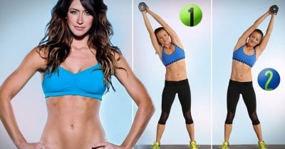 10 Sencillos ejercicios que puedes hacer en casa y te ayudarán a conseguir la cintura de tus sueños