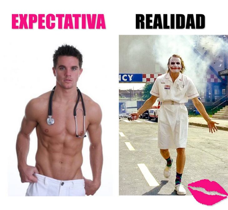  expectativa vs realidad hombres enfermeros 