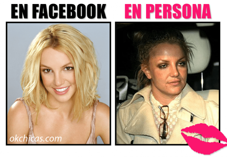  expectativa vs realidad mujer linda en facebook 