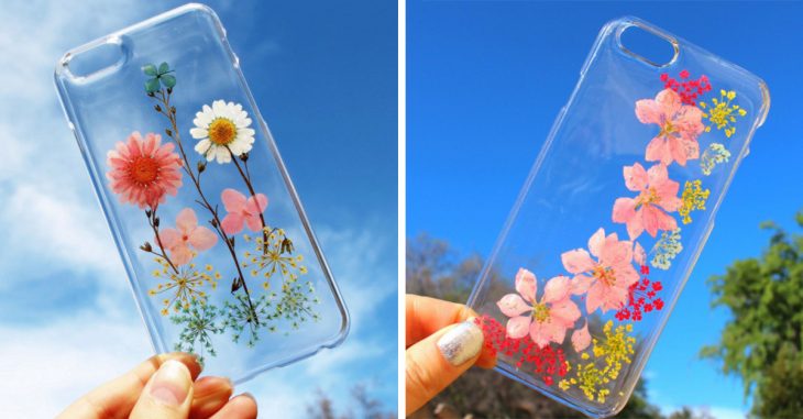 Increíbles fundas para el celular con flores reales para celebrar la llegada de la primavera