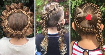 Esta madre trenza el cabello de su pequeña hija cada mañana de increíbles maneras