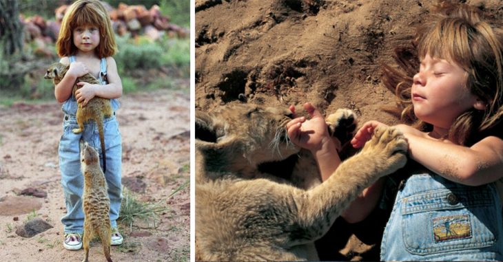 Historia de Tippi Benjamine Okanti Degré la niña que creció en la selva