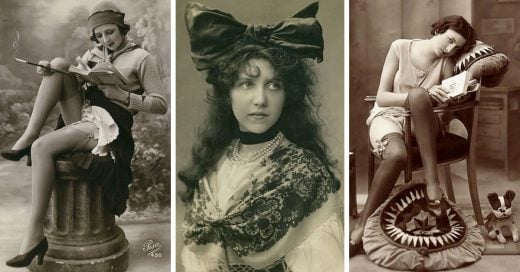Colección de postales emitidas entre 1900 y 1910 muestra la belleza particular de más de 30 mujeres jóvenes de varios países
