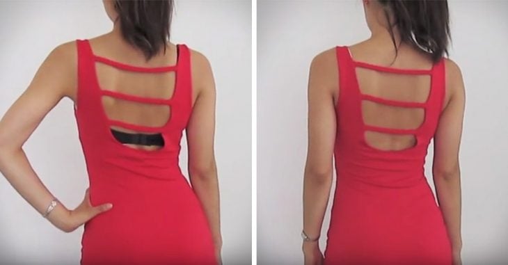 Video que muestra como transformar un sujetador normal en uno sin espalda