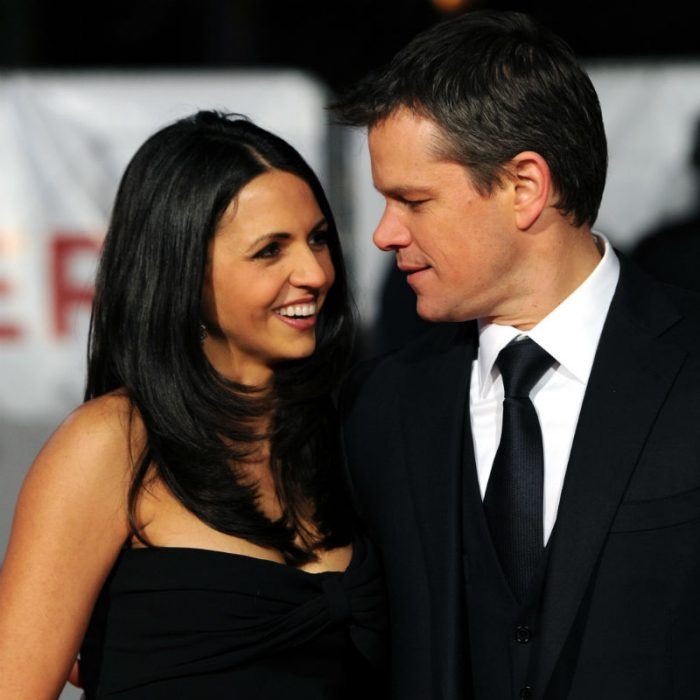 Matt Damon y Luciana Barroso