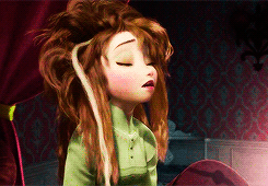 gif animación chica con cabello crespo