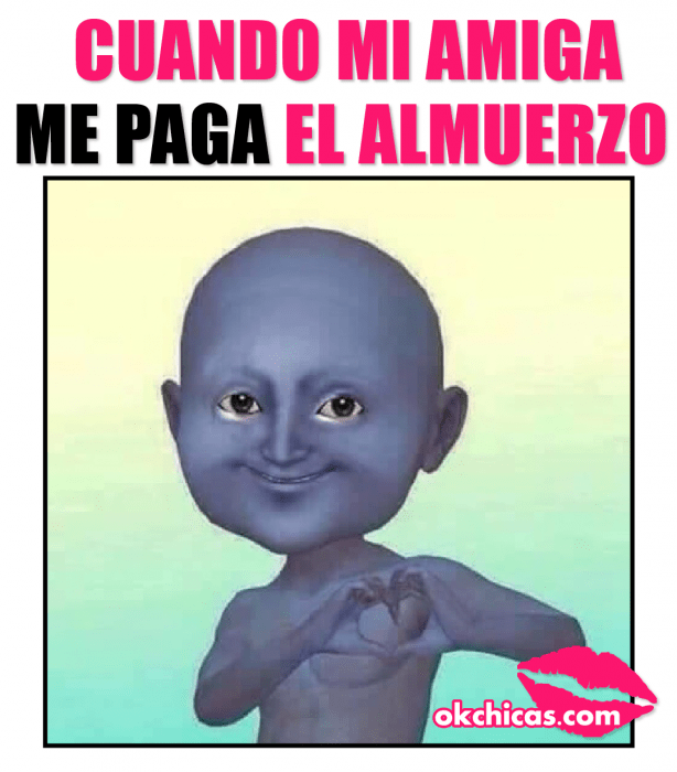 meme ok chicas dibujo luna de whatsapp y corazón