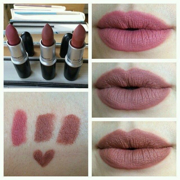 labios con colores mate y labiales 