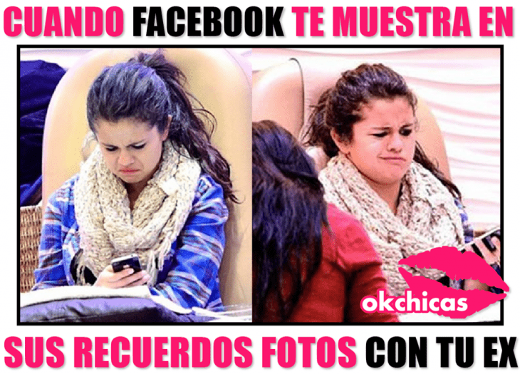 chica viendo su celular pone cara de asco ok chicas meme 