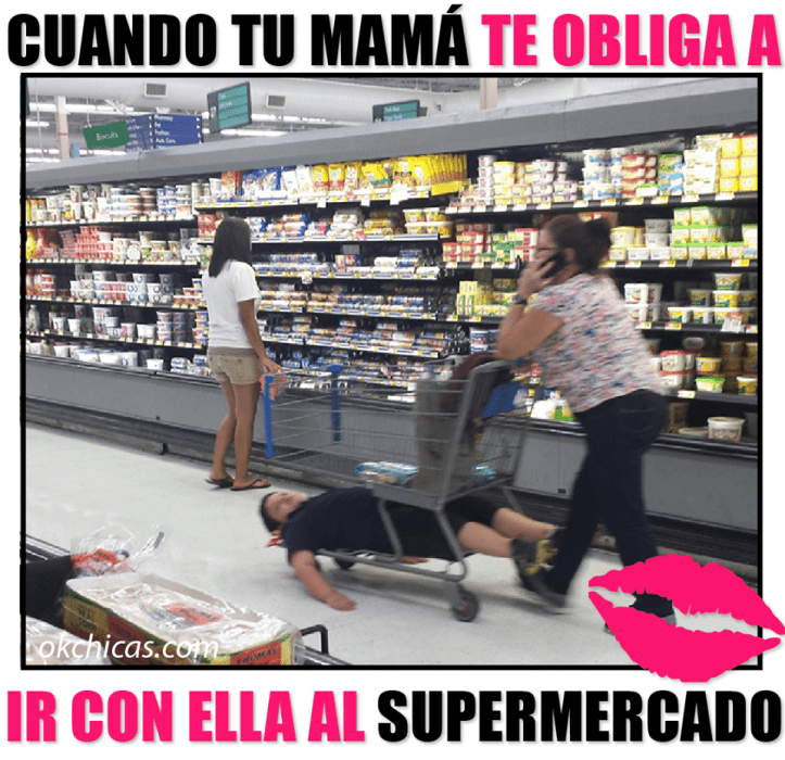 meme cuando mamá te obligaba