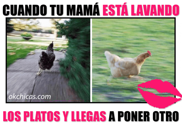 meme cuando tu mamá está lavando