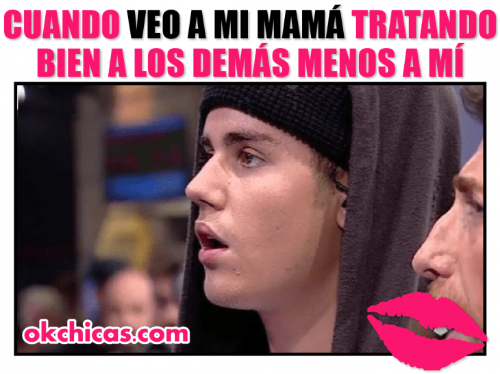 meme cuando mi mamá trata a todos bien menos a ti