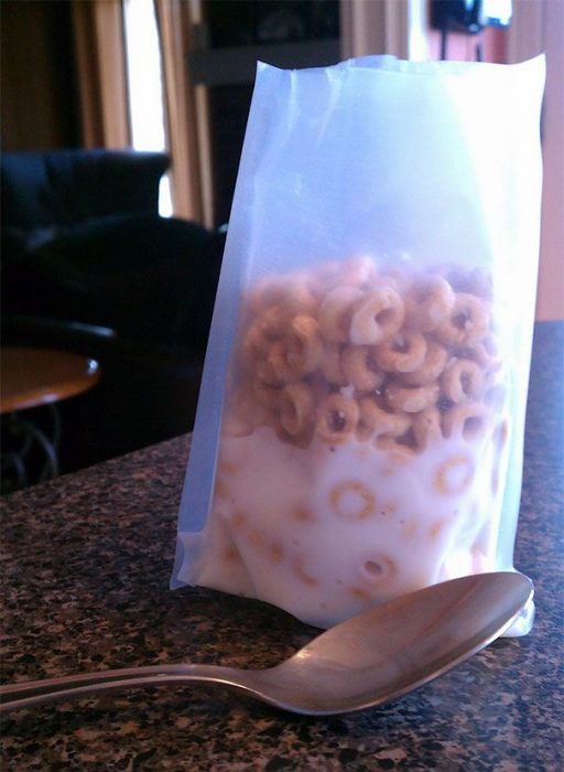 cereal en la bolsa