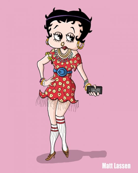 Betty Boop Hipster