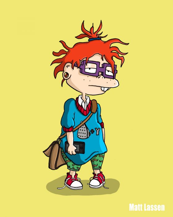 Carlitos, los rugrats hipster 