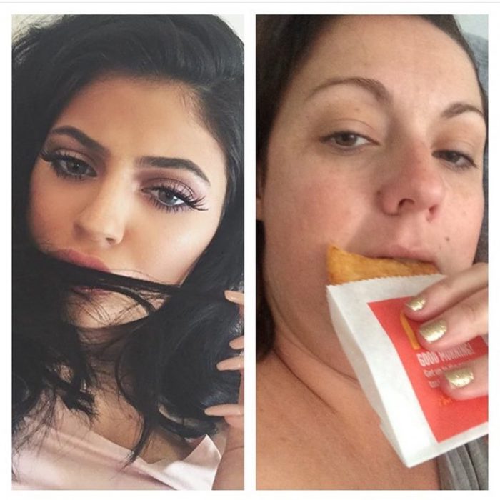 Celeste Barber imitando a kylie jenner 