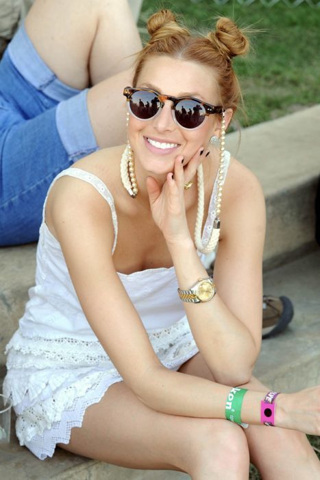 chica festival coachella bun