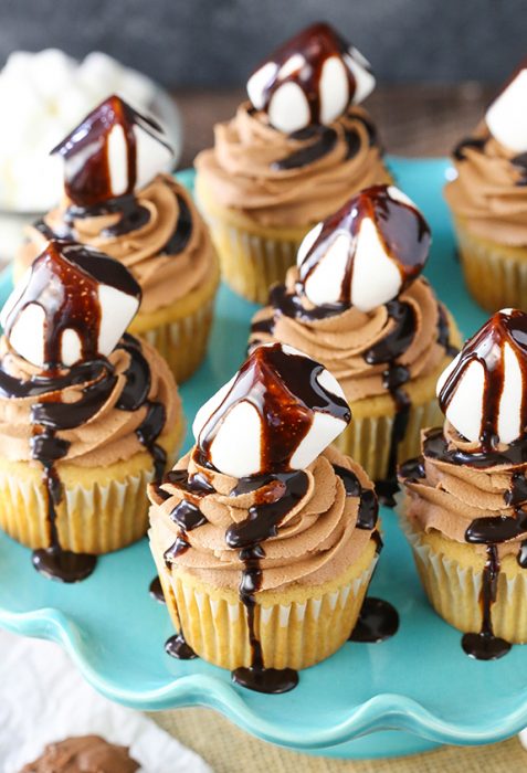 Cupcakes con chocolate