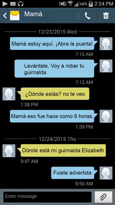 Hija le hace bromas pesadas a su madre por mensajes de texto 