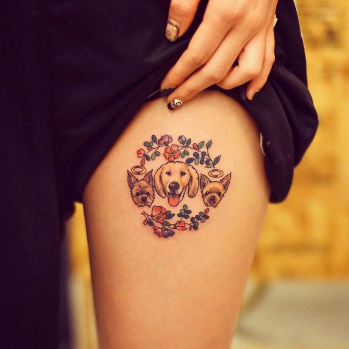 Tatuaje perritos para veterinario 