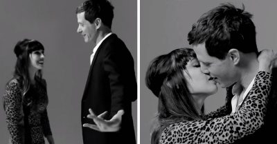 20 Extraños se besan por primera vez e inmediatamente ocurre algo hermoso