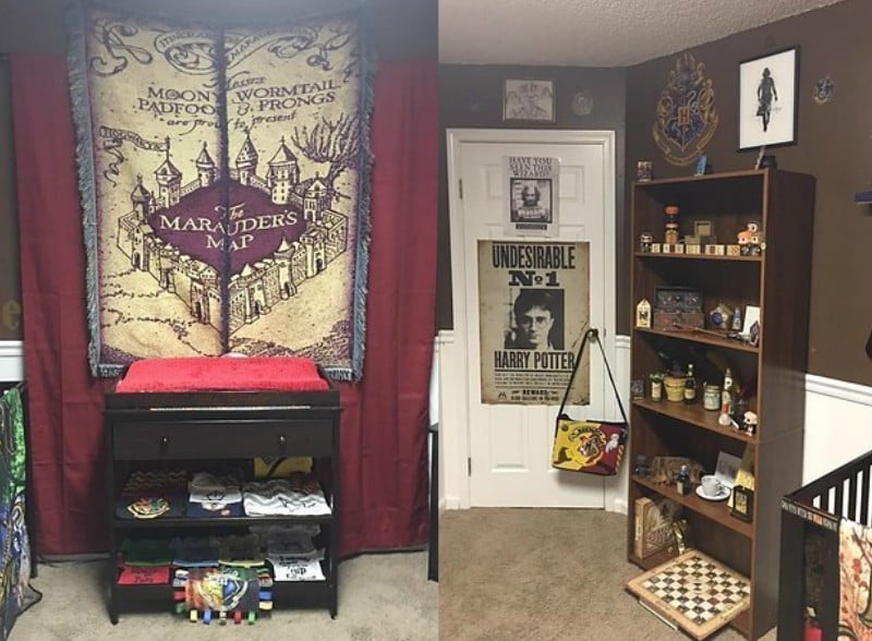 La habitación de recién nacido inspirada en Harry Potter