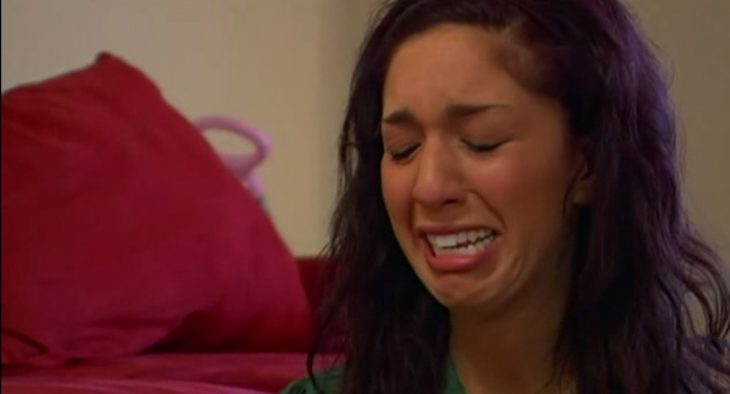 Farra de la serie teen mom llorando