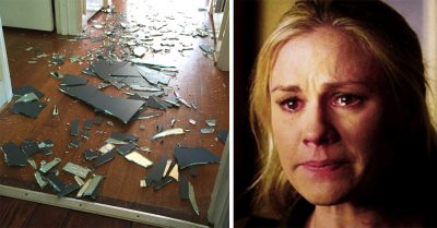 Su hijo se enfadó y rompió el cristal de un portazo; Internet aplaudió la reacción de la madre