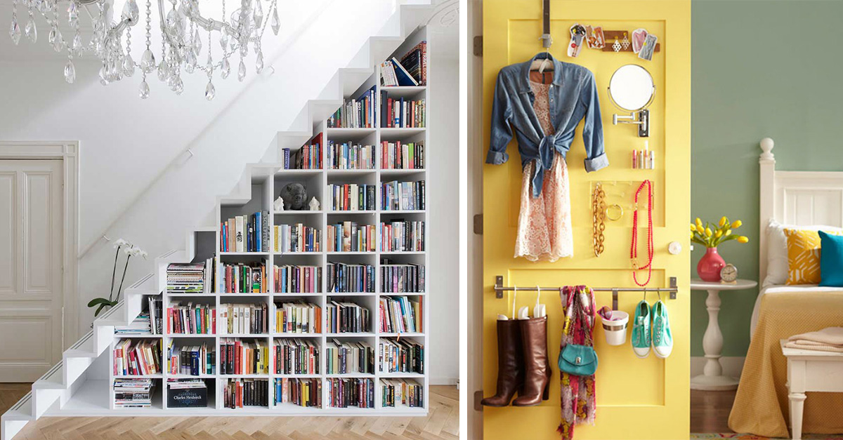20 soluciones prácticas para casas y espacios pequeños