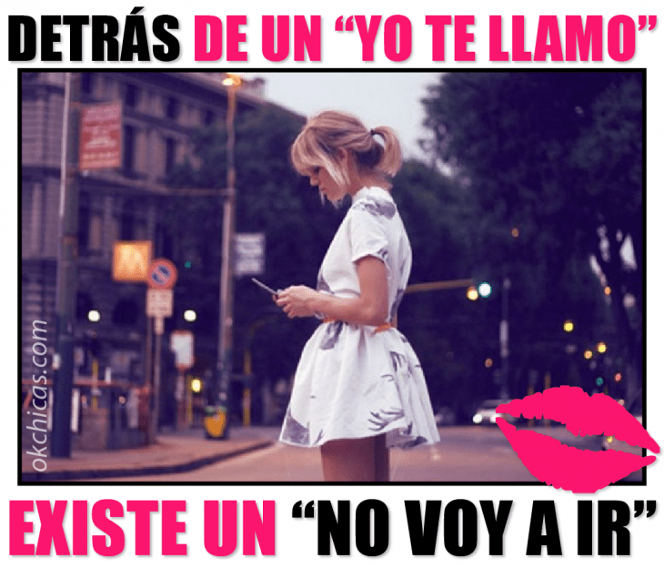 meme ok chicas chica con vestido blanco en la calle 