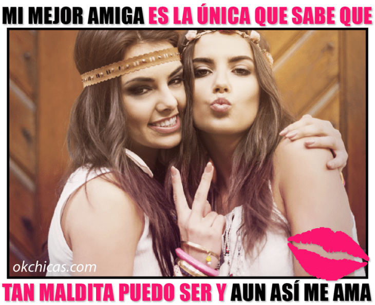 meme ok chicas mujeres amigas signo amor y paz 