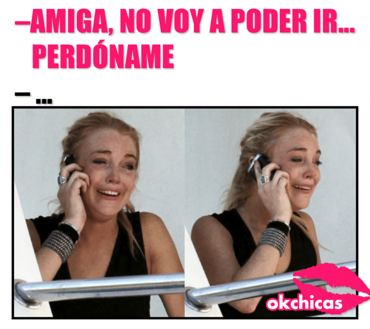 meme ok chicas chica rubia por telefono llorando 