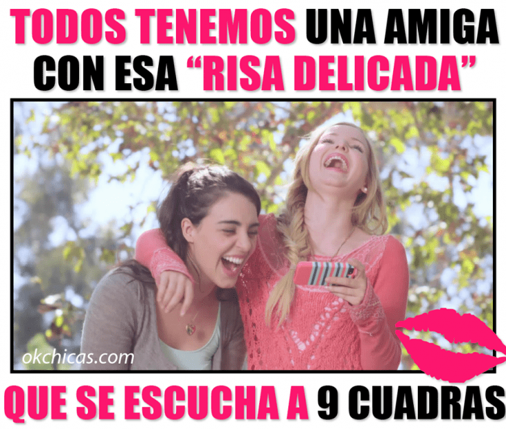 meme ok chicas mujeres riendo en parque 